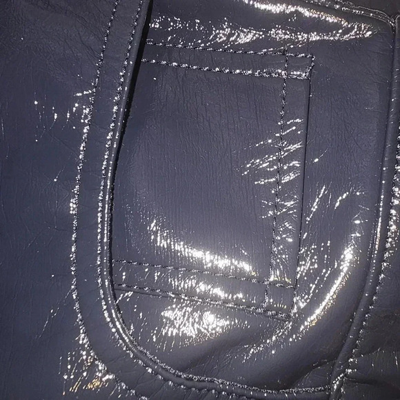 Abercrombie & Fitch The‎ 90's Straight Ultra High Rise Vegan Leather Pants - Picture 10 of 14